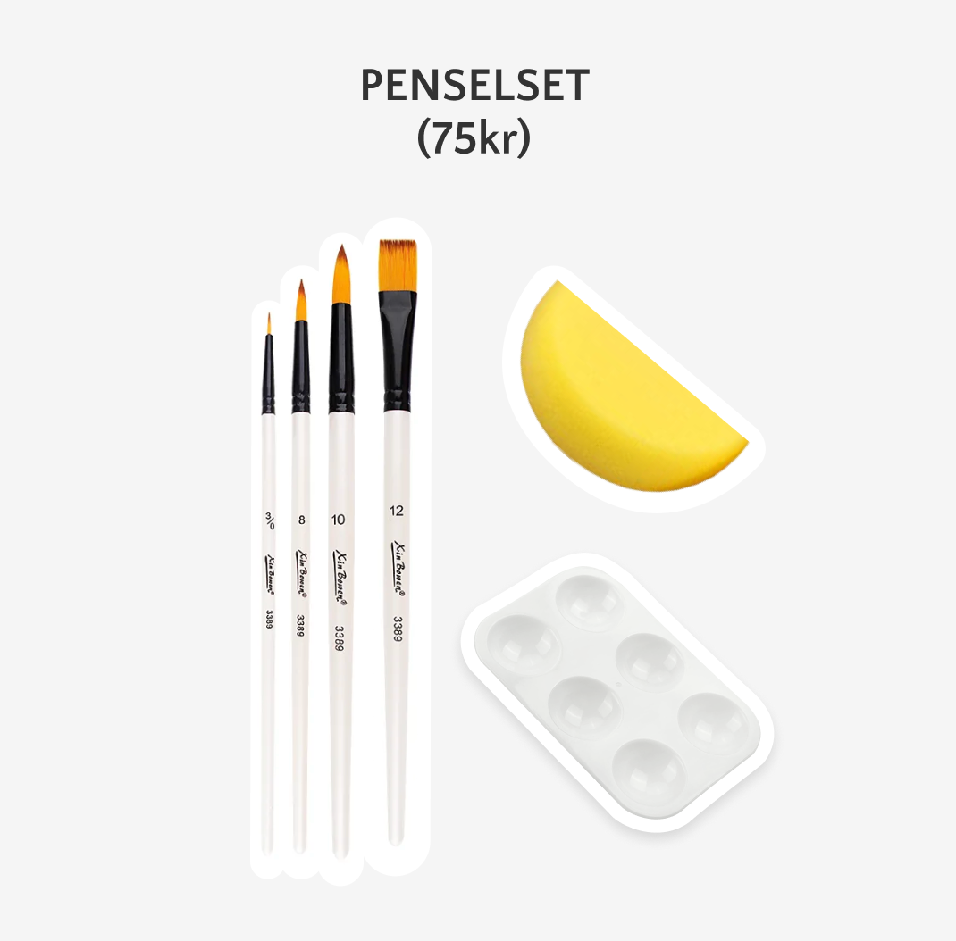 Måla keramik - HEMMA (DIY-kit)