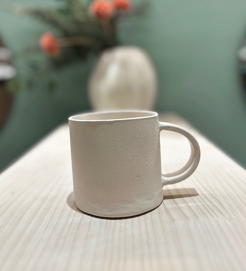 Enkel mugg (Mall/Template för kavlad lera)