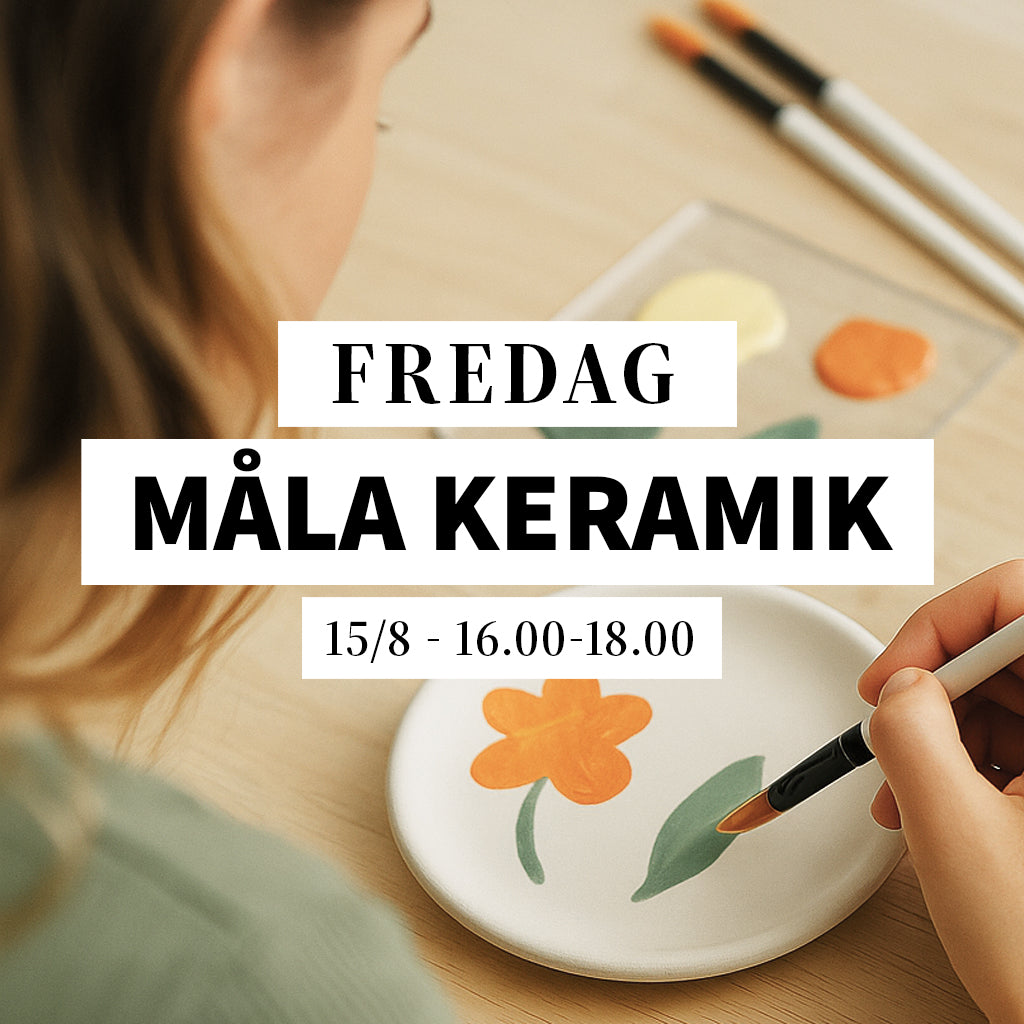Måla keramik - 15/8, 16:00-18:00