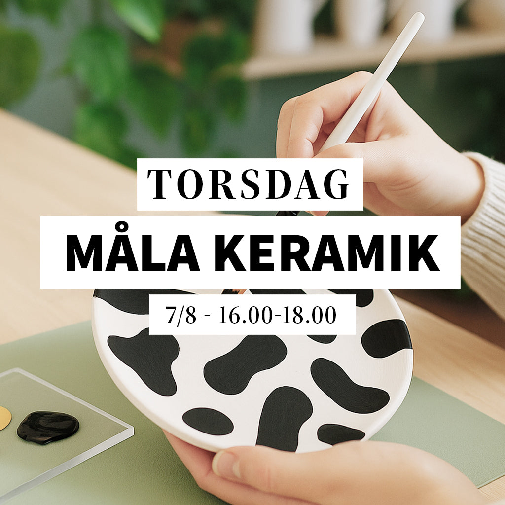 Måla keramik - 7/8, 16:00-18:00