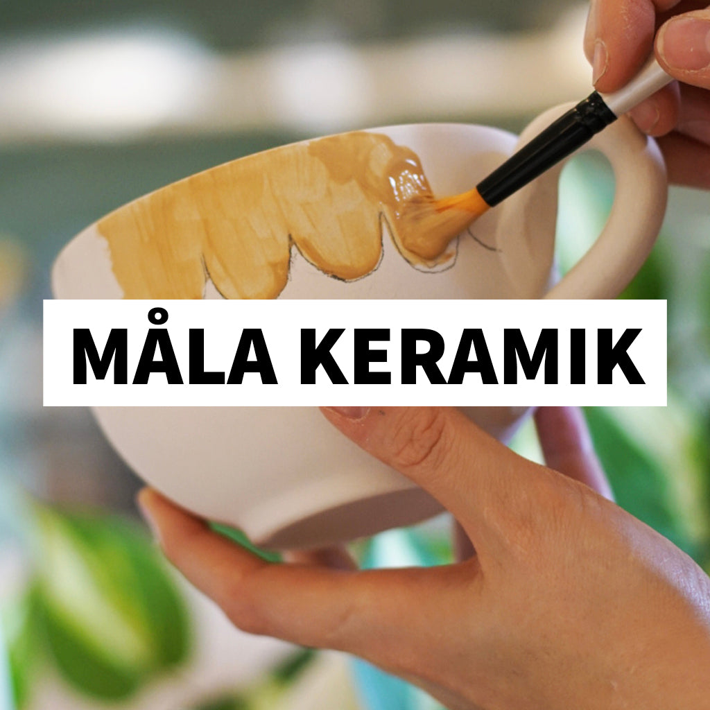 Måla keramik - 8/1, 18:30-20:30