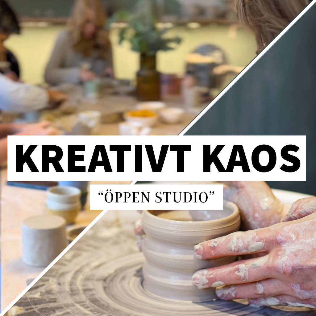 Öppen studio - skapa fritt med lera