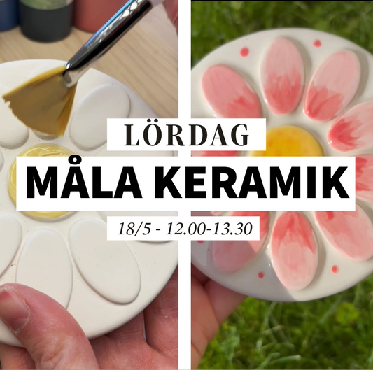 Måla keramik - 18/5, 12:00-13:30 (workshop)