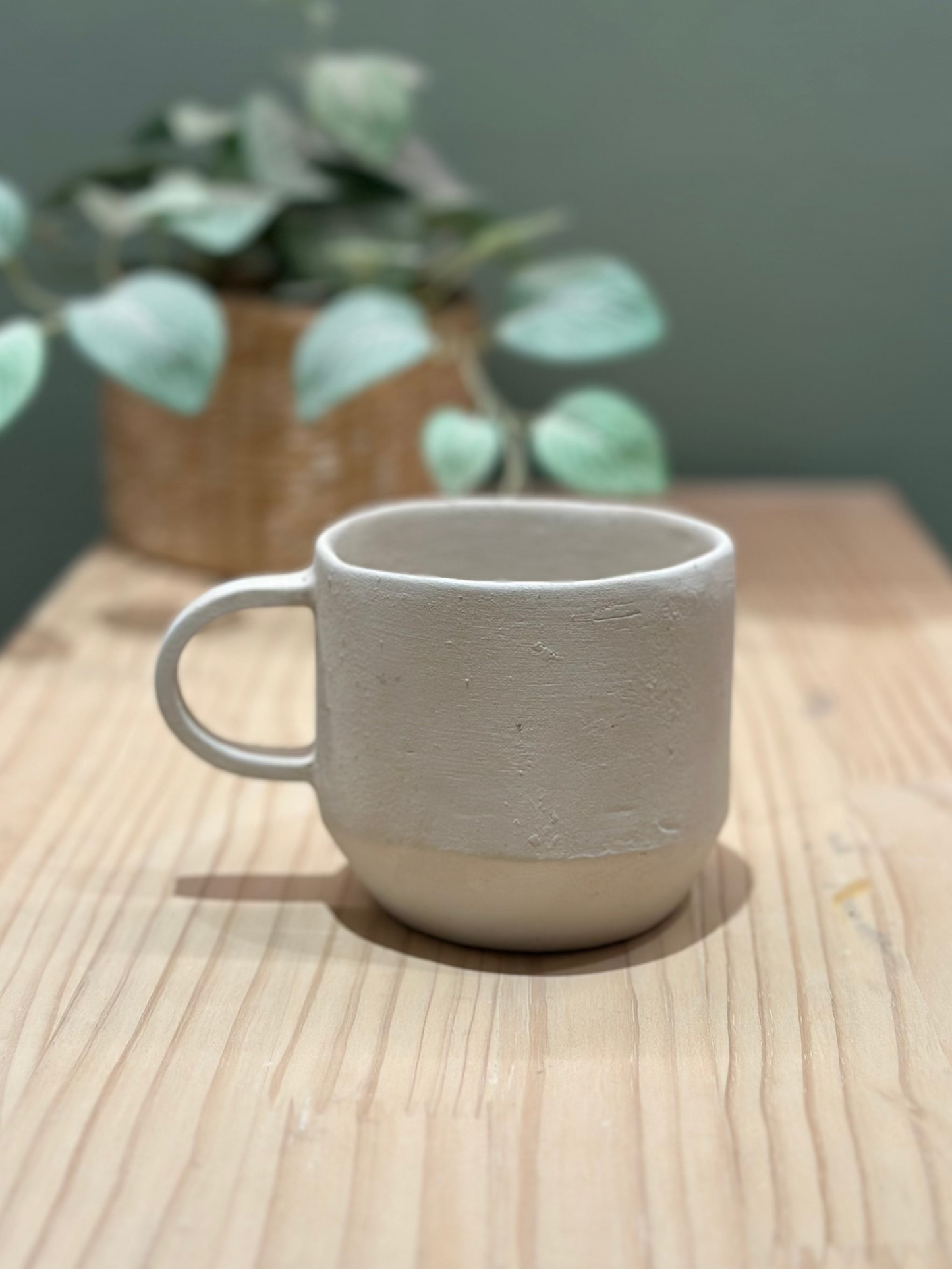 Coffee cup (Template for slab pottery)