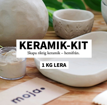 DIY-kit med 1kg lera