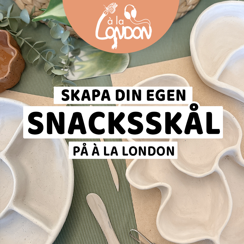 Skulptera din egen snacksskål (À la London, Packhusplatsen 7, Göteborg)