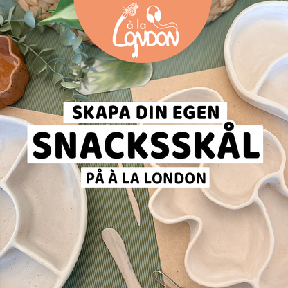 Skulptera din egen snacksskål (À la London, Packhusplatsen 7, Göteborg)