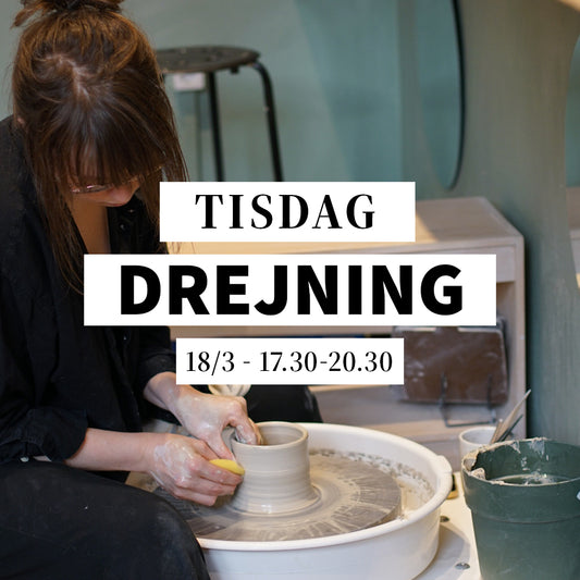 Drejworkshop 18/3, 17:30-20:30