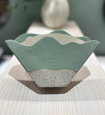 Coffee filter holder (Template for slab pottery)