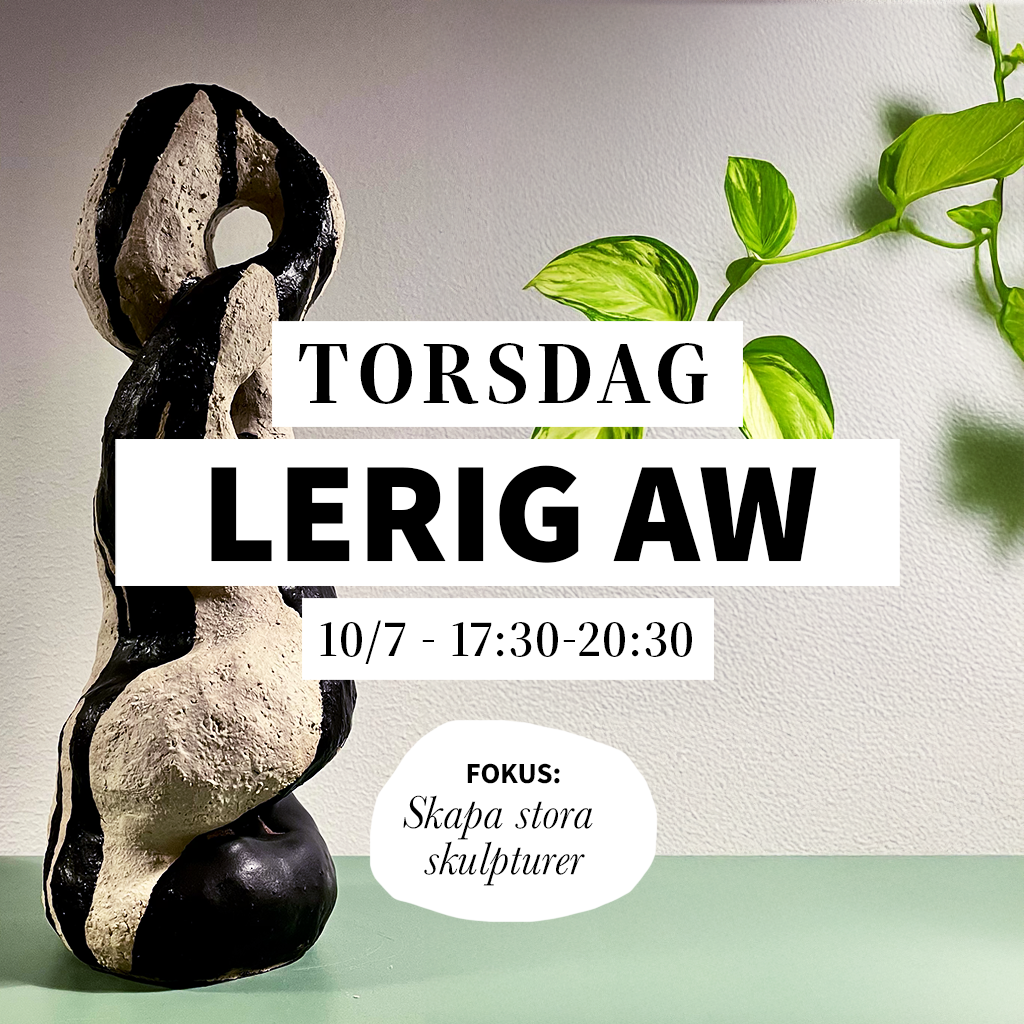 Abstrakt skulptur - 10/7, 17:30-20:30 (Keramikworkshop)