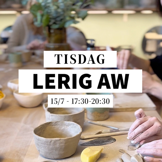 Skapa med lera- 15/7, 17:30-20:30 (Keramikworkshop)