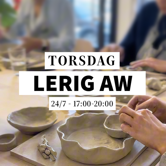 Skapa med lera - 24/7, 17:00-20:00 (Keramikworkshop)