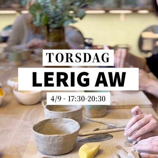Skapa med lera - 4/9, 17:30-20:30 (Keramikworkshop)