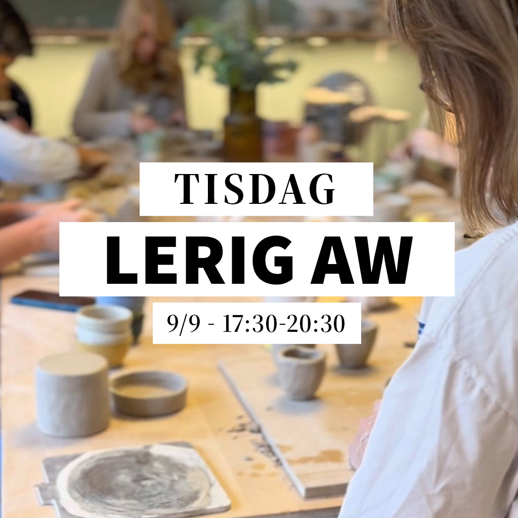 Skapa med lera - 9/9, 17:30-20:30 (Keramikworkshop)