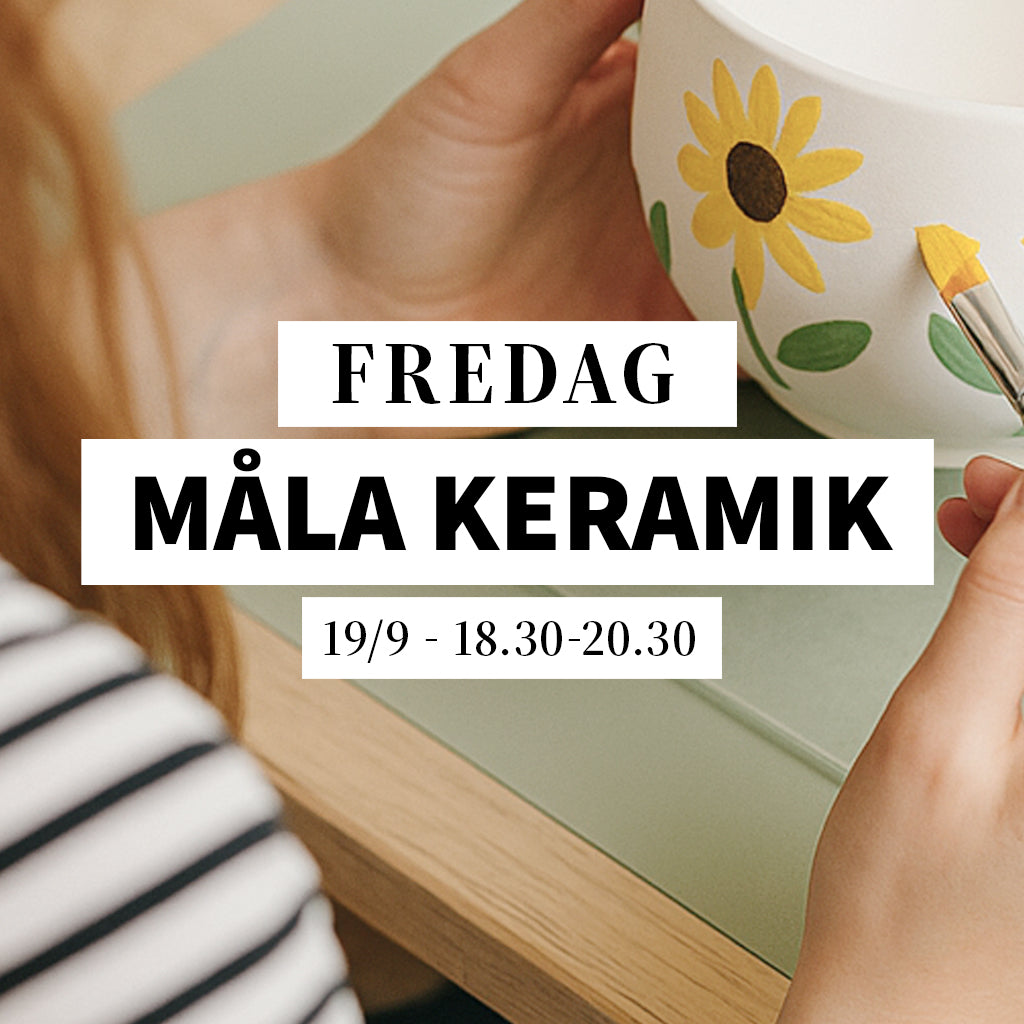 Måla keramik - 19/9, 18:30-20:30