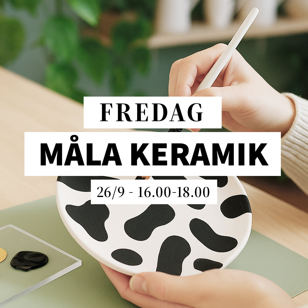 Måla keramik - 26/9, 16:00-18:00