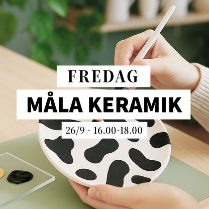 Måla keramik - 26/9, 16:00-18:00
