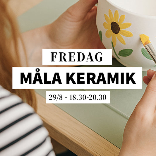 Måla keramik - 29/8, 18:30-20:30