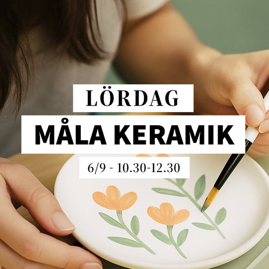 Måla keramik - 6/9, 10:30-12:30
