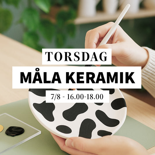 Måla keramik - 7/8, 16:00-18:00