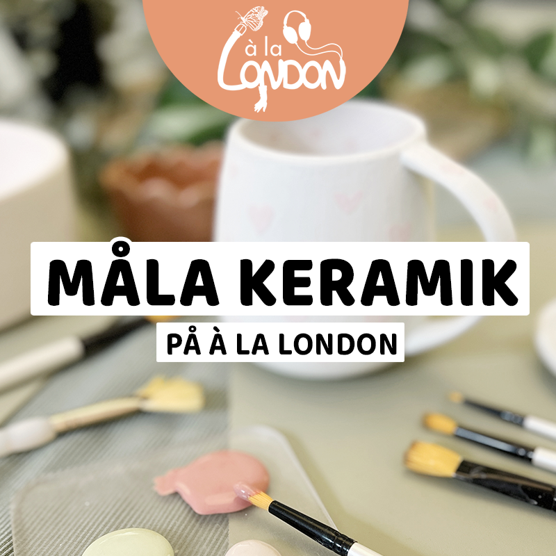Måla keramik (À la London, Packhusplatsen 7, Göteborg)