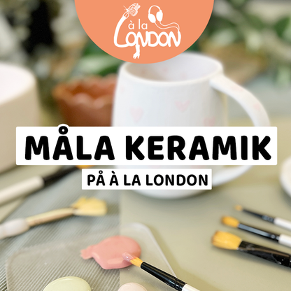 Måla keramik (À la London, Packhusplatsen 7, Göteborg)