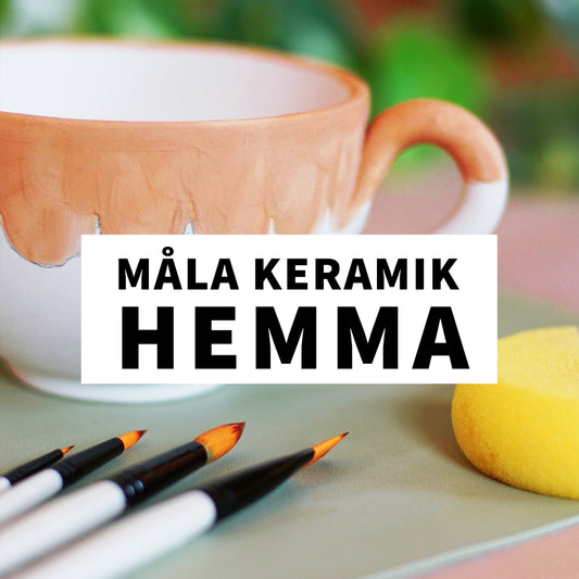 Måla keramik - HEMMA (DIY-kit)