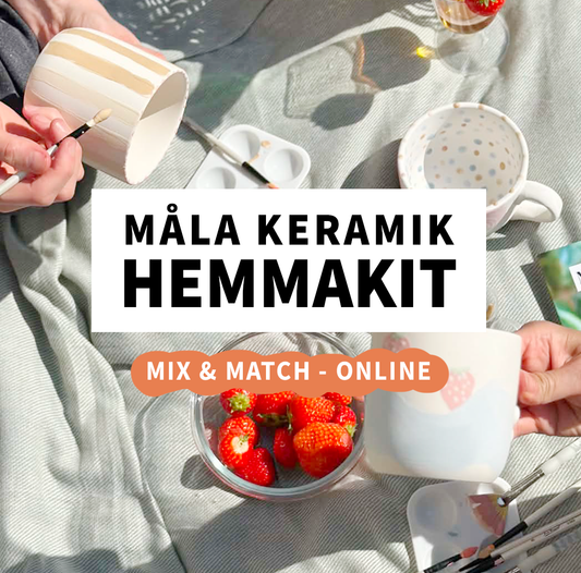 Måla keramik - Hemmakit, mix and match online