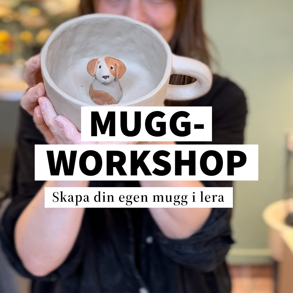 Mug workshop - 12/3, 17:30-20:00 (Creating with clay)