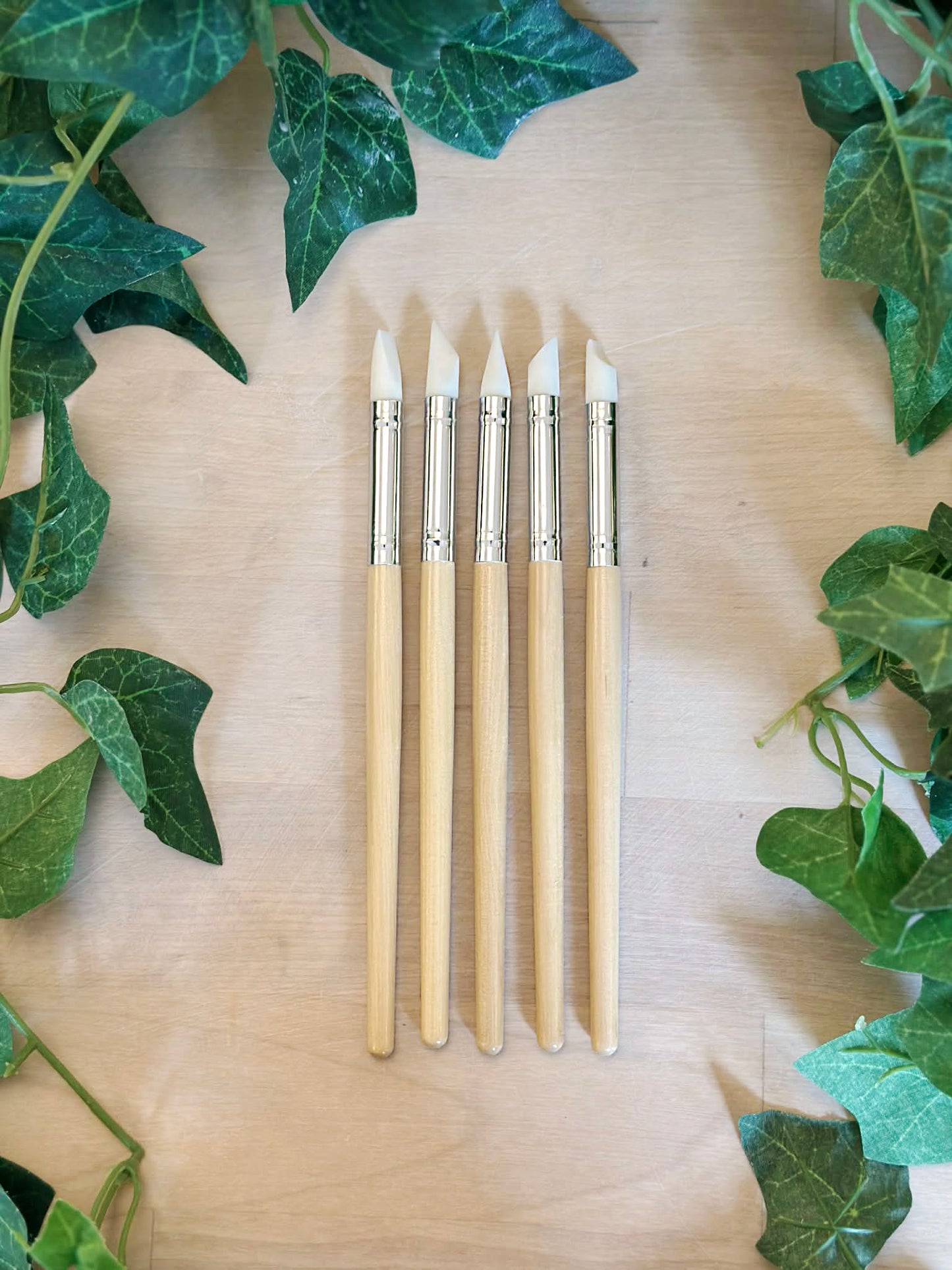 Modelleringsverktyg i silikon (5-pack)