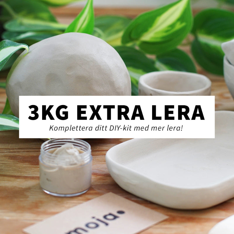 Extra lera till keramikkit för att göra egen keramik hemma