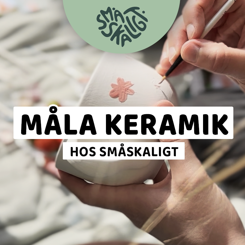 Måla keramik (Småskalig Designmarknad i Kronhuset)